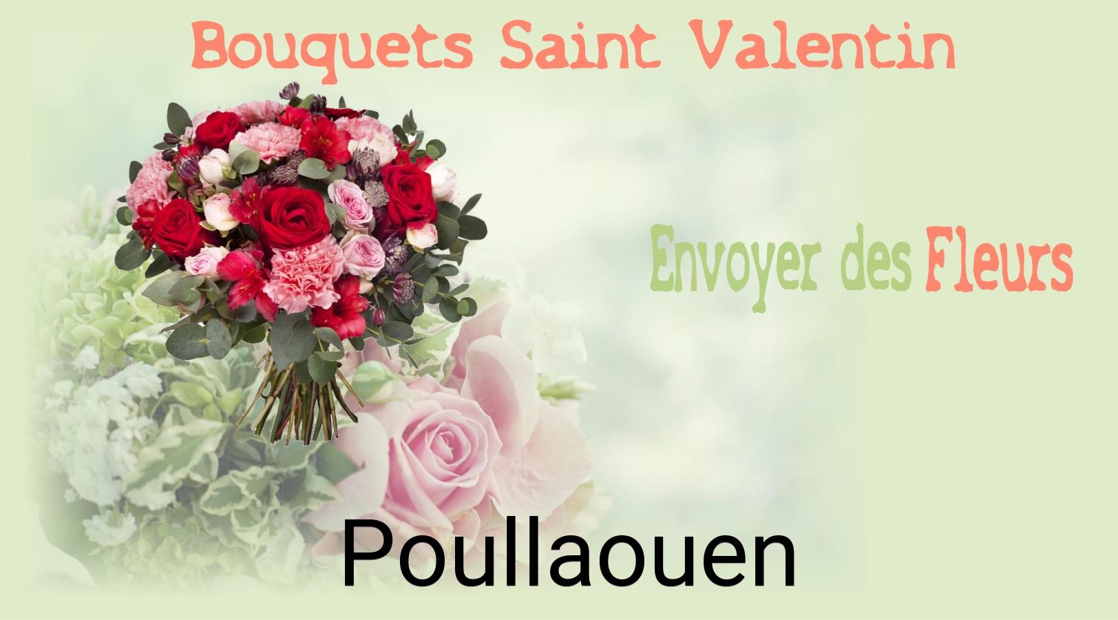 Roses de Saint-Valentin livrées à Poullaouen